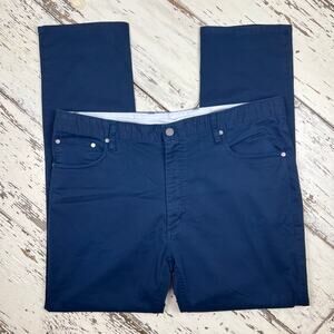 Daniel Cremieux Signature Collection pants men’s 40x32 five pocket navy blue